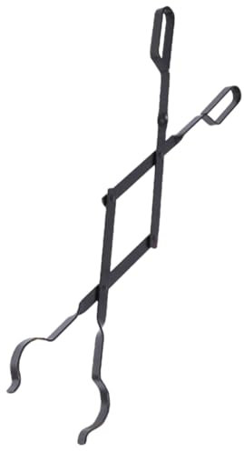 CANIGHT Pinzas Para Leña De Exterior, Pinzas Para Leña, Pinzas Plegables Para Chimenea, Pinzas Para Leña, Pinzas Metálicas Para Chimenea, Pinzas Plegables Para Leña, Pinzas Plegables Para