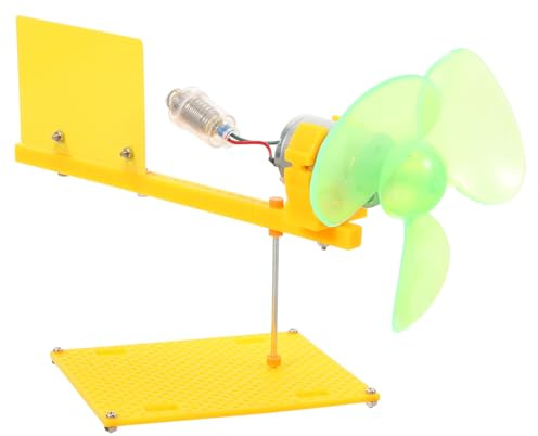 BESPORTBLE Generatore Eolico DIY Piccolo Motore Eolico Educativo Giocattolo Scientifico per Studenti Kit Esperimenti Scientifici Materiali Stabili Uso Domestico Didattico