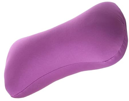 Generisch Mikroperlen-Nackenkissen 38x20 cm Mikro Mini Kissen Kuschelig Weiche Nackenrolle Ergonomische Reisekopfstütze Leicht & Komprimierbar Für Flugzeug, Auto, Büro Atmungsaktives Material
