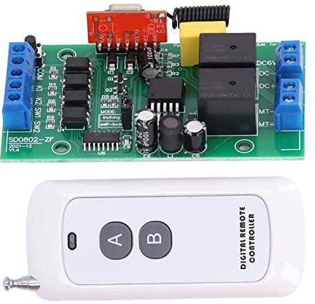 MasYosh Fjärrkontrollmodul, CW CCW Rotation Motor Controller med 200 M Utomhusområde, för Rullande Fönsterluckor Dörrar Vattenpumpar