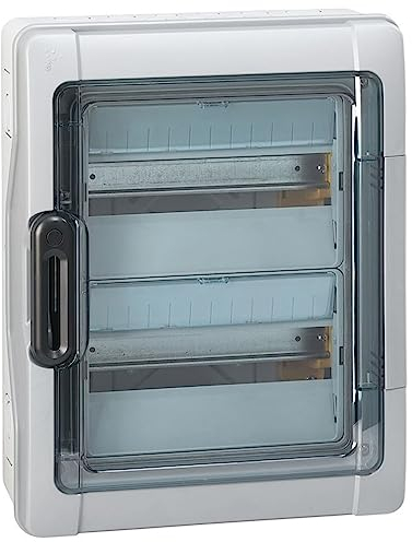 Legrand Distributore di corrente da parete a 2 file IP65 IK09 24TE 432 x 340 x 161 mm, 601982