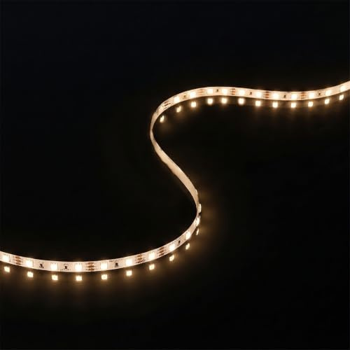 Spetebo LED Stripe 1m mit 30 LED - warmweiß - Batterie betrieben - Individuell kürzbar nach jeder LED