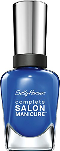 Sally Hansen Complete Salon Manicure Nagellack, 684 New Suede Shoes/pflegender, mittleres Blau, 15 g