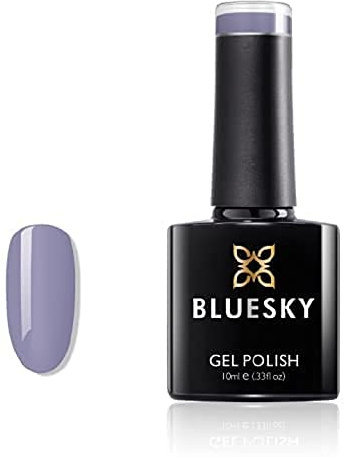 BLUESKY QXG809 Mid Grey Gellack 10ml | Gel-Nagellack für glänzende und schöne Nägel | langer Halt von bis zu 3 Wochen