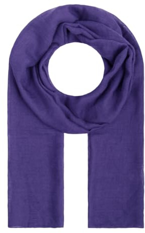 Majea Tuch Lima schmal geschnittenes Damen-Halstuch uni Schal einfarbig Sommerschal Sommer Halstuch (880010) (lila)