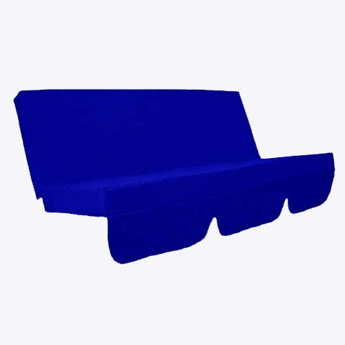 Springs & Canopies Garden Swing replacement cushion cover various (150 x 50 x 50 x 10, Blue)