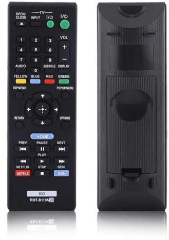 Blu-ray-Player Fernbedienung RMT-B119A für Universal-Fernbedienung Ersatz für RMT-B119A Blue Ray Player