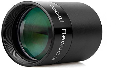 SVBONY Teleskop Brennweitenreduzierer 1,25 Zoll 0,25X Brennweitenreduzierer mit C-Mount | Adapter auf CCD-Kamera, für Teleskop-Okularfotografie, internes Gewinde-Design, Breitband-grün beschichtetes Objektiv