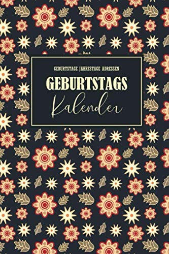 Geburtstagskalender: Geburtstage Jahrestage Adressen: a5 Planer zum Ausfüllen immerwährend und jahresunabhängig | Organizer-Kalender zum Eintragen für Geburtstagen