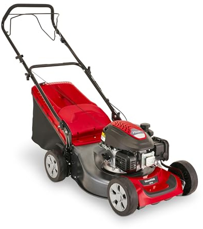 Mountfield SP46 Petrol Lawnmower, Self-Propelled, 46 cm Cutting Width, 139 cc ST140 Autochoke Petrol Engine, Up to 500 m², Includes 60 Litre Grass Collector