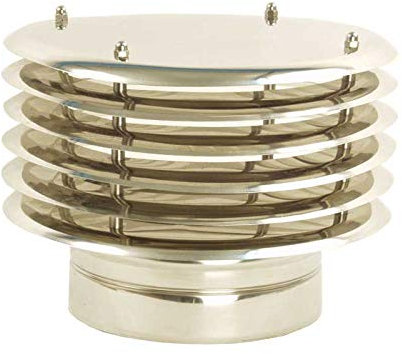 COMIGNOLO LAMELLARE PER CANNA FUMARIA INOX DIAMETRO 120