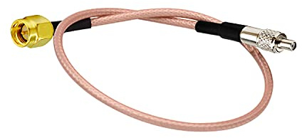 Vecys SMA Maschio a TS9 Femmina Antenna Esterna Cavo Coassiale RF RG316 30CM / 12 pollici per 3G 4G LTE MiFi Router Wi-Fi Mobile Hotspot Modem USB
