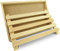 Tabla Para Cortar Pan Con Recogemigas/Tabla cortadora de Pan/Tabla Para Cortar Pan Con Rejilla Extraíble Para Recogermigas Hecho de Madera Gran Capacidad, Renovable, Madera Natural(32cm x 22cm)
