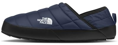 The North Face Men's Thermoball Traction Mule V Winter Shoe - Insulated & Water Repellent, Rubber Outsole, Summit Navy/TNF White, 8