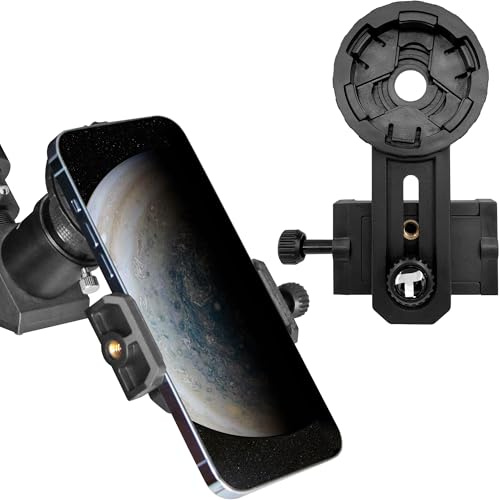 Tydeux Smartphone Telescope Adapter - Fit Almost All Brands of Smartphones Compatible with Telescope Monocular Binocular Spotting Scope Outdoor