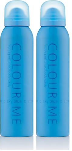 Bleu ciel | Brume de pulvérisation pour le corps | Parfum floral Chypre femme | 144,6 g (Lot de 2)