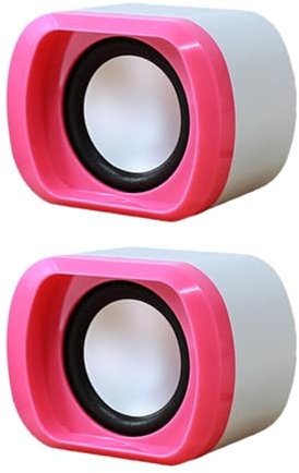 Altoparlante stereo alimentato da USB, altoparlanti per computer per desktop,Ricarica USB altoparlante multimediale | Qualità del suono chiara Versatilità multimediale Altoparlanti USB desktop