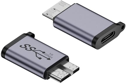 Adaptateur USB C Microo-B – Convertisseur de câble Minii type C Microo-B | Disque dur externe USB, adaptateur Microo-B USB C, adaptateur de câble de disque dur USB C, adaptateur