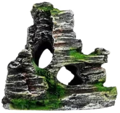 Générique Décoration Aquarium en Résine - Collection Paysages Montagneux, Design Réaliste pour Aquariums d'eau Douce et d'eau de Mer, Sécurisé pour Poissons (1)
