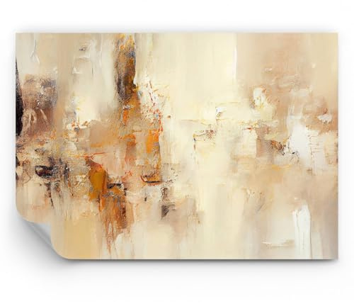 ARTTOR Fotomural 150x105 cm Papel Pintado Abstracto Pastel - 5811 - WF3 | Hola Minimalismo Abstracción Premium Canvas Papel pintado de vinilo tejido no tejido Decoración de Pared Salón Moderno ARTTOR
