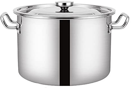GXXINGIN Olla/Cubo para Sopa, Cubo para almacenar Agua Espesa de Acero Inoxidable 304, Ideal para hoteles comerciales, para Cocina de Gas/inducción (tamaño: 15 L)