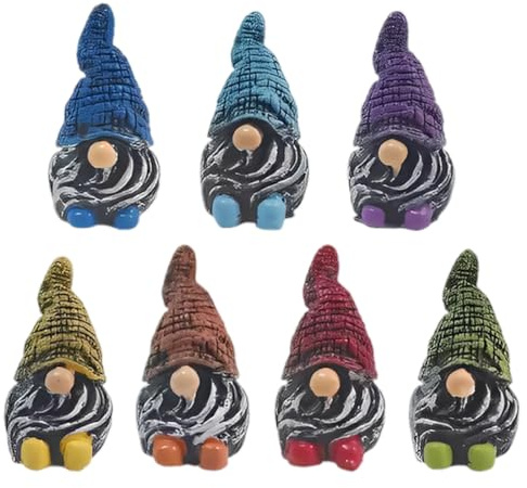 GONZTEL 1 Pièce Statue de Nain de Jardin en Forme de Pêcheur – Décoration de Nain de Jardin Extérieur en Résine – Statue Artisanale – Nain de Jardin Humoristique et Décoratif