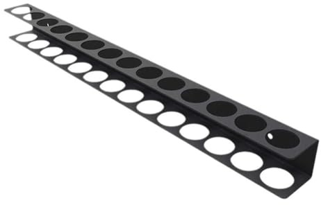 Springwillfly Organizador de herramientas de taller, soporte de alicates, soporte de pared, estante de almacenamiento de acero para destornilladores y llaves, accesorio para banco de trabajo de garaje