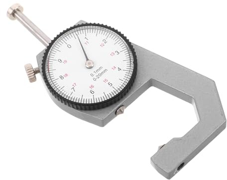 YARNOW Micrometro Esterno Calibro in Inox per Strumenti di Liuteria Spessimetro Digitale Precisione Micrometrica Misurazione Strumento Induttanza Interno Multifunzionale