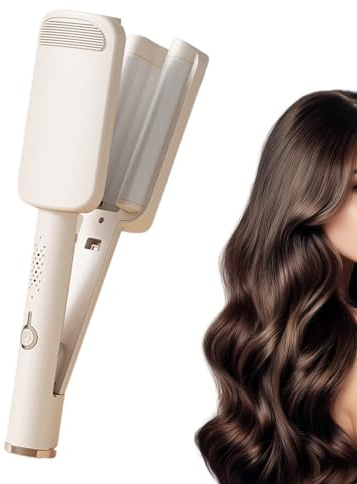 Fer À Friser | Fer à Onduler pour Cheveux Longs | Chauffage Rapide En Céramique Lisse Boucles Outil Coiffure Pour Femmes Filles Voyage Maison Vacances