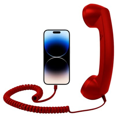 Kixolazr Retro Phone Adapter,with Microphone Type-C Retro Classic Home Supplies | Old Style Cell Phone - for Offices Calling Home Bedside Bathroom Bed Desk Living Room School Hospital