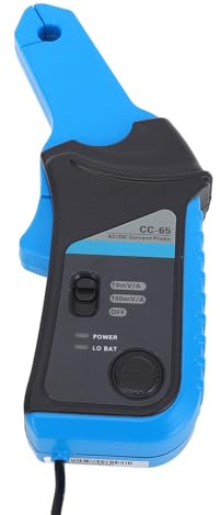 CC65 Pinza amperometrica CA CC Alta precisione Larghezza di banda 20 KHz Misurazione CC 20 mA a 65 A con connettore BNC per analisi di azionamento di motori di apparecchiature