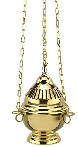 Rauchfass aus Messing 16cm Höhe