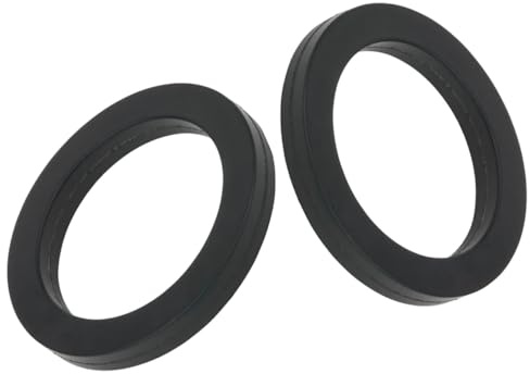 Schläfer 184510 | 2stk- Universelle Flachdichtungen 1 Zoll aus Gummi für diverse Anwendungen, 3mm Höhe, Dichtung für Siphons für Abflussrohr des Badezimmerwaschbeckens kompatibel mit Lira.