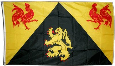 Digni drapeau Belgique Brabant wallon 90 x 150 cm