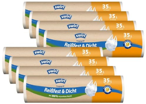 8X Swirl Tragegriff M??llbeutel 35L (15 STK./Rolle)