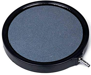 Wagner GREEN Ausströmer Hi-Oxygen Sauerstoff Belüfterstein für Teich und Aquarien. Luftstein zum Anschluss an die Luftpumpe oder Sauerstoffbelüfter, Membranpumpe oder Kolbenkompressor (Scheibe 13 cm)