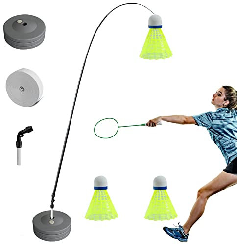 Yusheng Badminton Trainer Strecken Badminton Roboter SchläGer Training Sport Selbststudium ÜBungs Maschine, Für Kinder Erwachsene, Übungs-Trainingshilfe