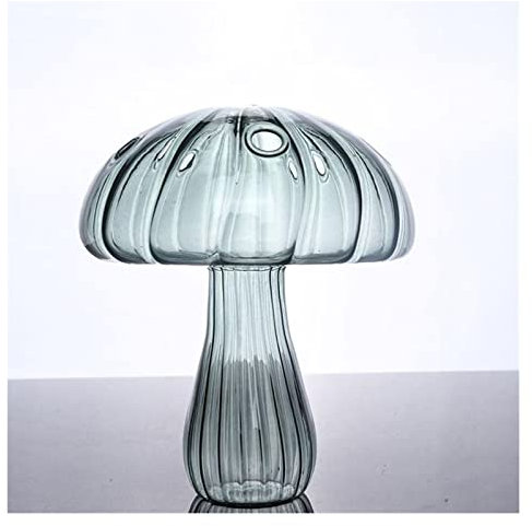 Vasen Pilz Glasvase Aromatherapie Flasche Kreatives Zuhause Hydroponischer Blumentisch Einfache Dekoration Vase/Blumenvase (Color : 3)
