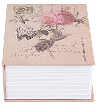 Creative Simulation Book Safe Box Deluxe Storage with Combination Lock for Home Office School Dormitory Personal Space (Type 2)