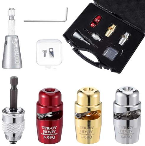 Faankiton Wire Stripping and Twisting Tool, Wire Stripper for Drill, Wire Twister Tool for Drill, Portable Wire Nut Twister for Power Drill, Electric Wire Stripper Professional Electrician Tool Set