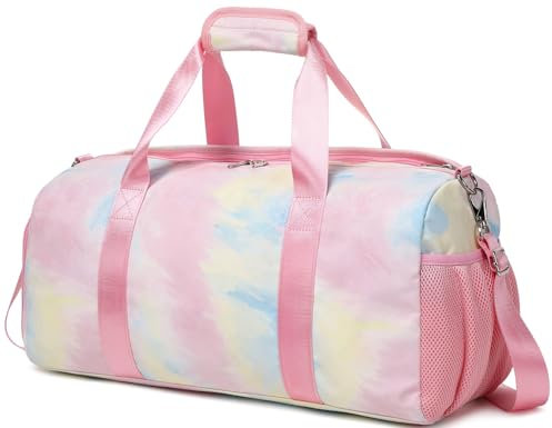 Bolsas de Deporte Infantiles Bolsas Gimnasio Bolsa Danza Niña Bolsas de Viaje para Maleta Bolsas Piscina con Compartimento