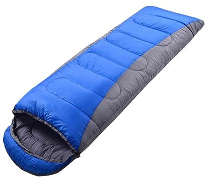 KOMBIUDA Winterverdickter Outdoor Camping Schlafsack Komfortabel Leichtgewichtig Kapuze Kordelzug Wandern Camping Trekking Survival Rucksackreisen Erkundungstouren