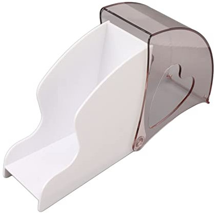 Support de Filtre à café, Distributeur de Papier Filtre à café Anti-poussière pour le Plastique de Bureau à Domicile (WHITE)