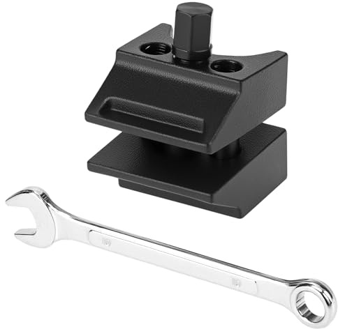 QWORK® Federbein Spreizer Auto, Federungsteilnabenlenkspalter mit Schraubenschlüssel, Stoßdämpfer Werkzeug, für Effiziente Auto-Reparatur und -Wartung