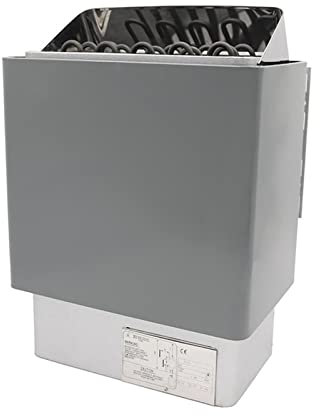 DMETE Sauna stove, Sauna Heater 4.5KW-9KW Residential Use Electric Sauna Heater Stove Dry Steam Sauna Heater With Internal Controller Spa shower at home, hotel(9kw)