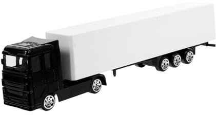 MUSISALY Alloy Mini Container Truck Model Boys and Girls Toy Car for Outdoor Girl Truck Model for Cognitive Development Shipping Container Toy