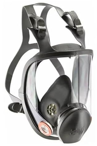 3m 6800 Full Face Reusable Respirator Size Medium Full Face Gas Mask