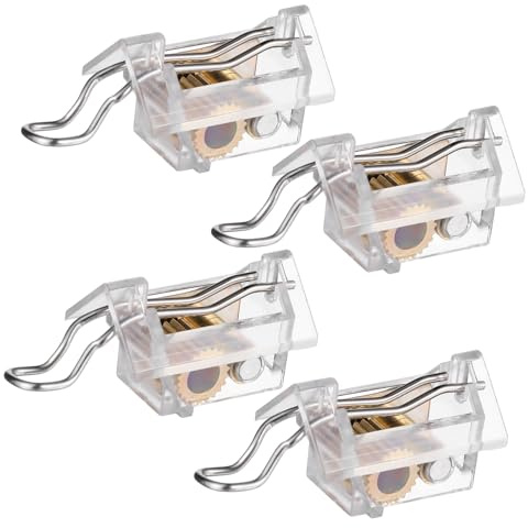 INOOMP 4pcs Reusable Venetian Blind Cord Locks Window Blinds Accessories Lightweight Wire Locks for Cord Gripper Curtain Components and Easy to Install