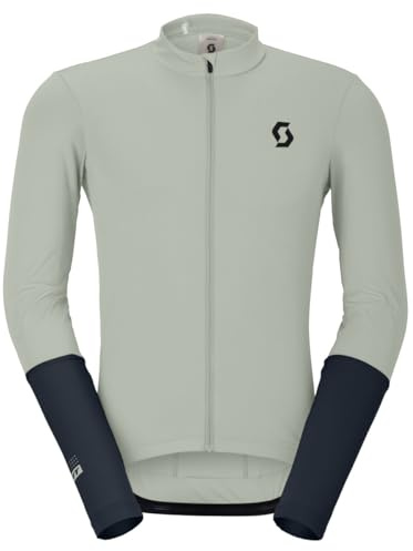 Scott Endurance Fahrradtrikot Langarm grau/blau 2026
