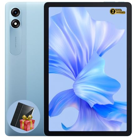 Blackview Tab 90, 10,92″ HD+ Tablet, 24 GB RAM + 128 GB (erweiterbar bis 1 TB), 8200 mAh Akku, 13 MP+8 MP Kameras, Wi-Fi, Dual SIM/TF, Smart-K Lautsprecher, 2 Jahre Garantie, Magisches Blau